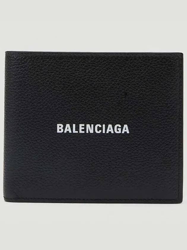 Cash Square Folded Wallet Black - BALENCIAGA - BALAAN 2