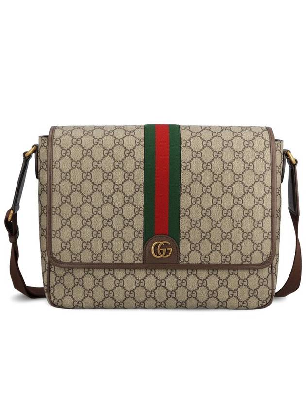 Men's Ophidia GG Cross Bag Beige Ebony - GUCCI - BALAAN 2