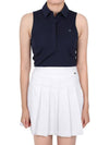 Women's Dena Polo Sleeveless Navy - J.LINDEBERG - BALAAN 3