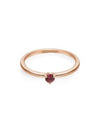 Red Solitaire Ring Rose Gold - PANDORA - BALAAN 2