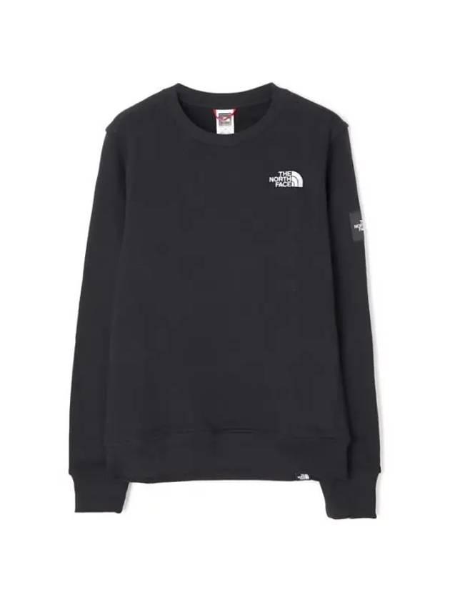 Seasonal Fine Crew Cotton Sweatshirt Black - THE NORTH FACE - BALAAN 1