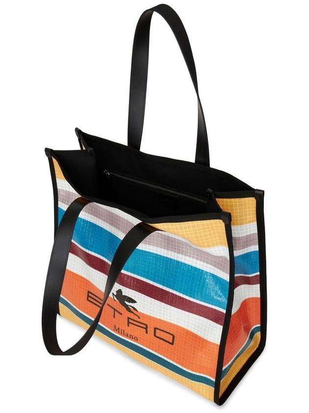 Striped Print Tote Bag - ETRO - BALAAN 5