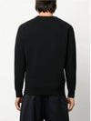 Monochrome Fox Head Patch Classic Sweatshirt Black - MAISON KITSUNE - BALAAN 5