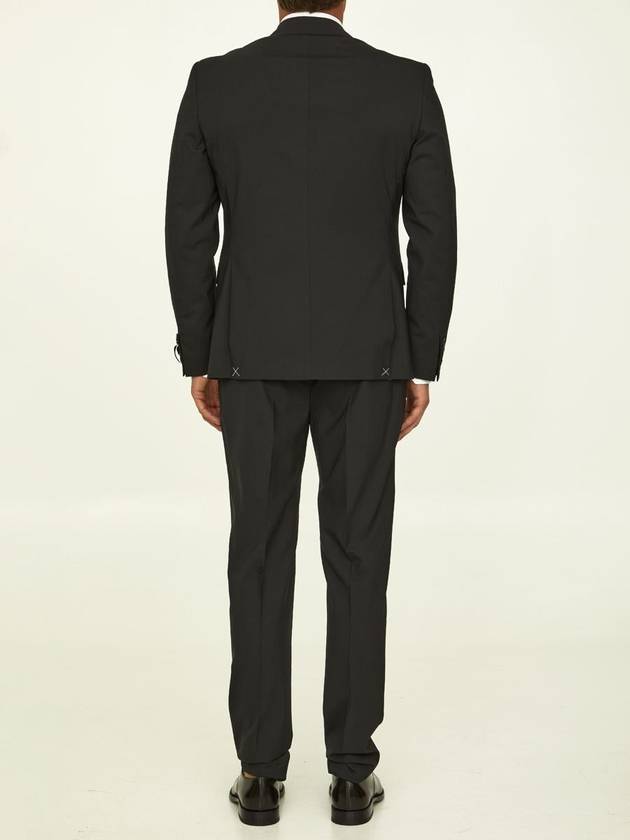 Black Stretch Wool Suit - TONELLO - BALAAN 4