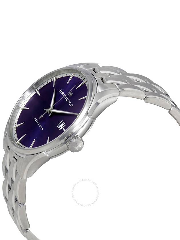 Jazzmaster Gent Quartz Metal Watch Blue - HAMILTON - BALAAN 3