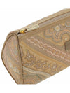 Profumi Logo Patch Zipper Pouch Bag Beige - ETRO - BALAAN 10