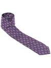 Paisley Jacquard Silk Tie Purple - ETRO - BALAAN 3