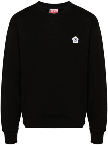 Boke Flower 2.0 Embroidery Sweatshirt Black - KENZO - BALAAN 1