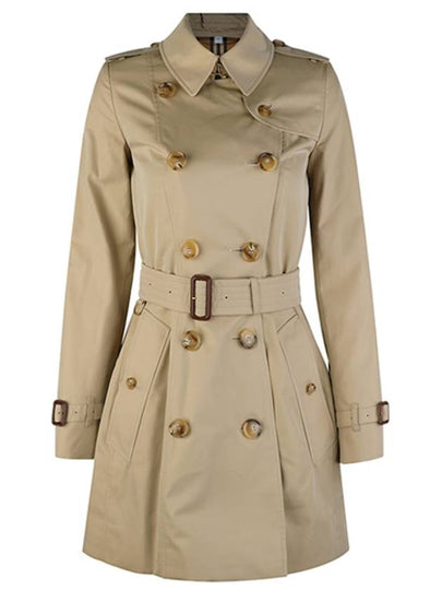 Chelsea Cotton Trench Coat Beige - BURBERRY - BALAAN 2