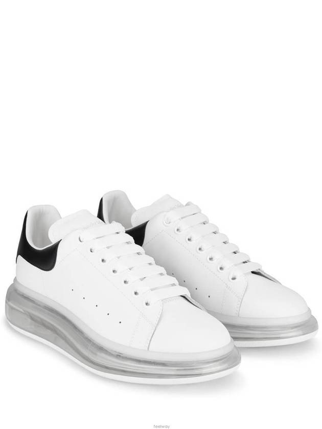 Air Oversole Low Top Sneakers Black White - ALEXANDER MCQUEEN - BALAAN 3