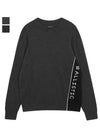 LOGO DESIGN POINT V NECK FULLOVER SWEATERBDFMSW09 - BALLISTIC - BALAAN 2