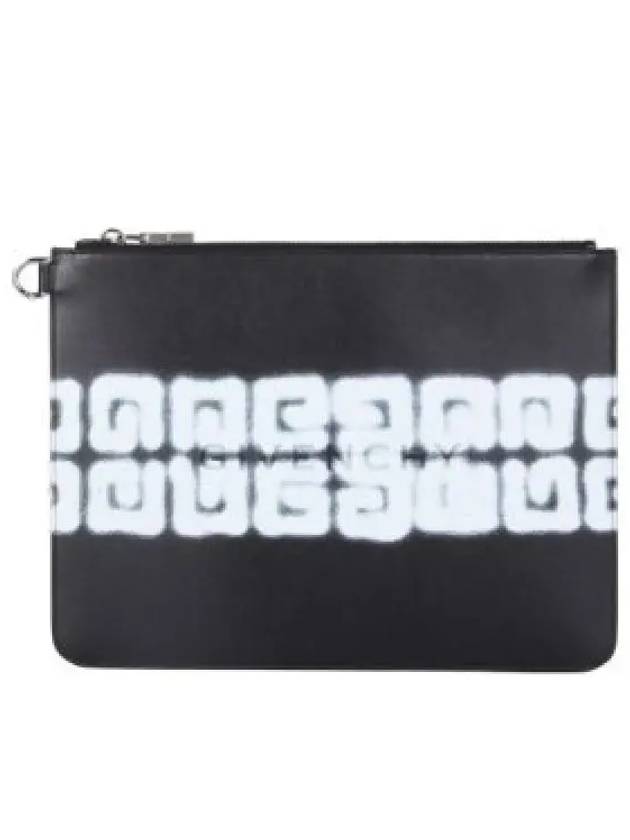 Cheeto Tag Effect 4G Leather Clutch Bag Black - GIVENCHY - BALAAN 2