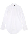 logo patch long sleeve shirt FLL030A03113 - THOM BROWNE - BALAAN 3