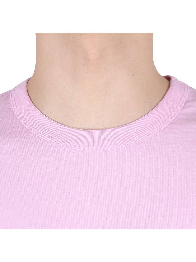 Grey Fox Head Patch Classic Short Sleeve T-Shirt Dusty Rose - MAISON KITSUNE - BALAAN 7