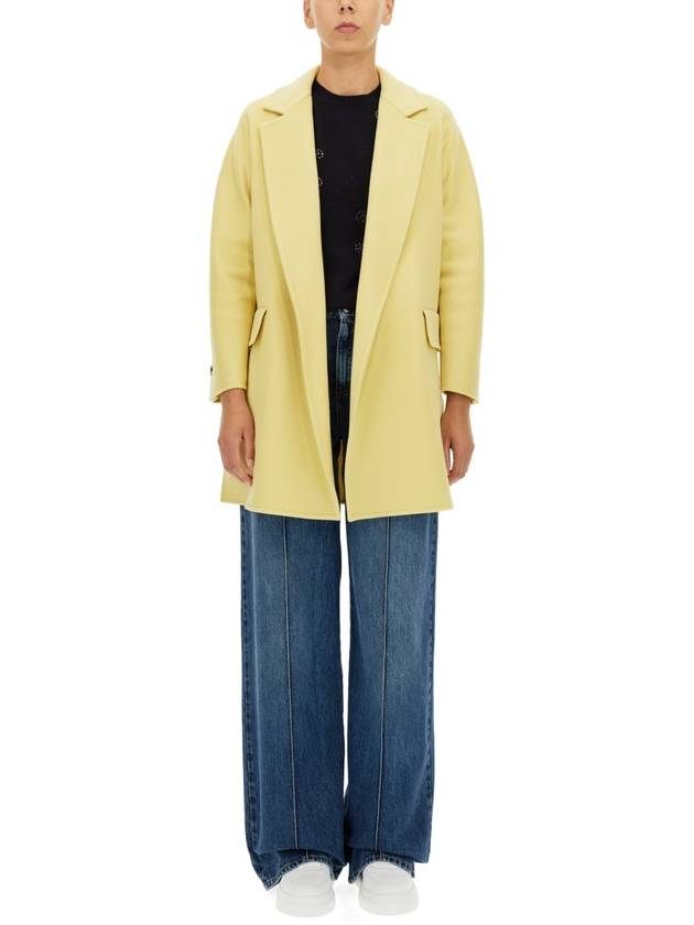 Women's Beira Wool Cashmere Peacoat Yellow - MAX MARA - BALAAN 2