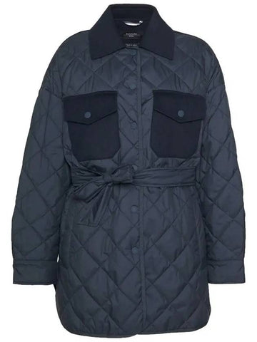 PAPRICA quilting jacket navy 2354860239 008 - MAX MARA - BALAAN 1