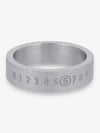 Numeric Signature Number Motif Ring Silver - MAISON MARGIELA - BALAAN 2