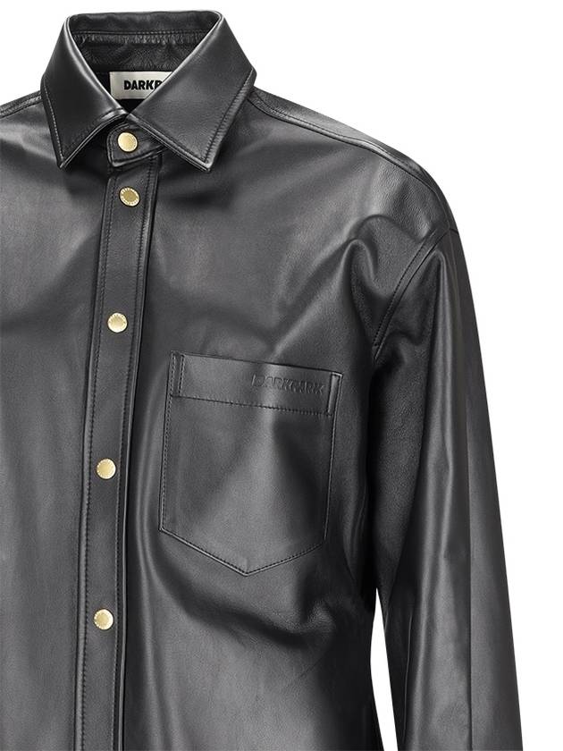 ANNE LEATHER SHIRT - DARKPARK - BALAAN 3