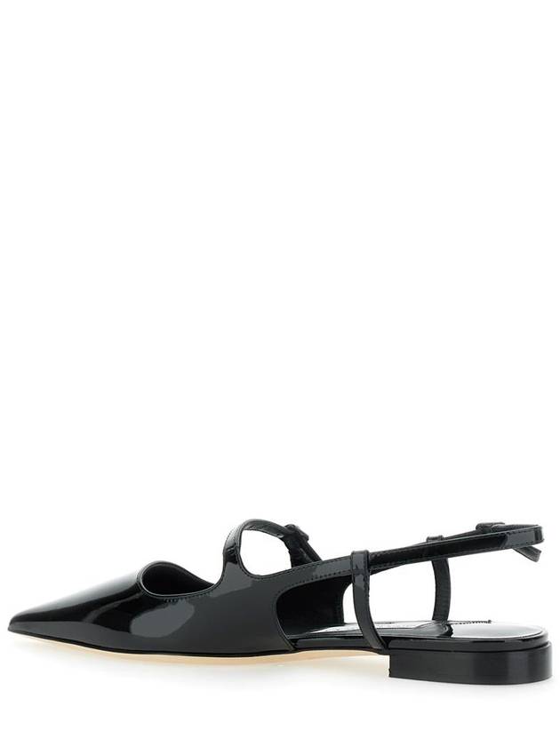 'Didi Flat' Black Ballerinas With Shiny Finish In Leather Woman - JIMMY CHOO - BALAAN 3