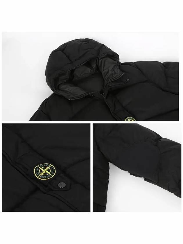 Logo Patch Reversible Padding Black - STONE ISLAND - BALAAN 7