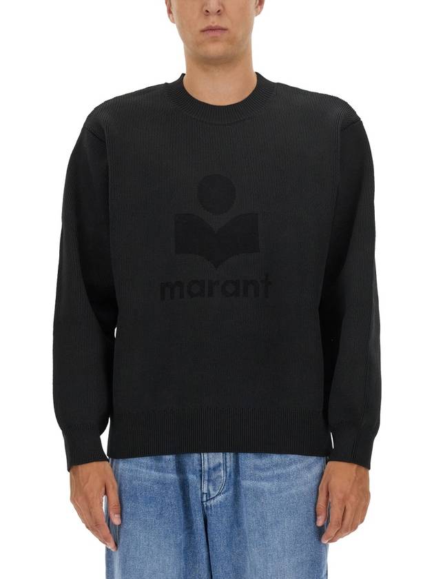 Ayler Logo Sweatshirt Black - ISABEL MARANT - BALAAN 2