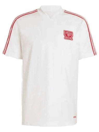 Graphic Short Sleeve T-Shirt Red White - ADIDAS - BALAAN 1