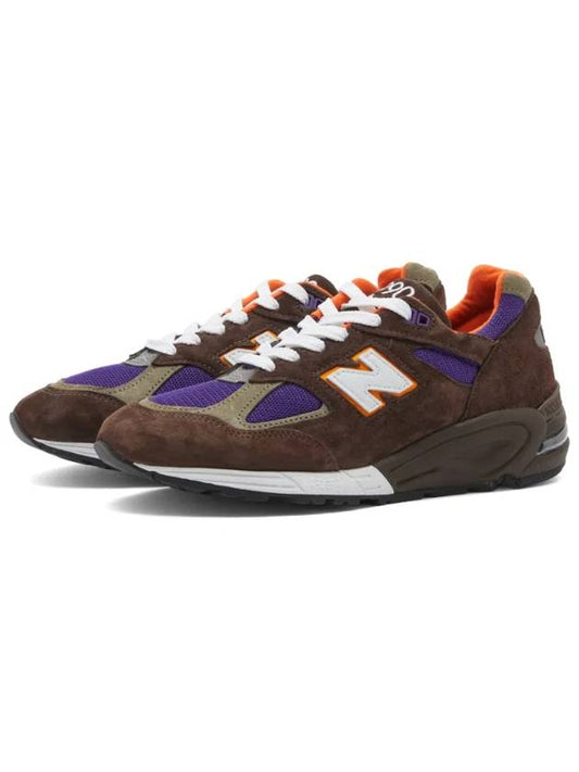 990V2 Low Top Sneakers Brown - NEW BALANCE - BALAAN 2