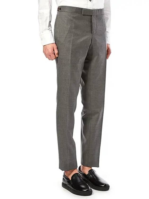 Men's Wool High Armhole Fit 3 Suit Medium Gray - THOM BROWNE - BALAAN 4