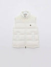 Lempa Down Padded Vest White - MONCLER - BALAAN 1