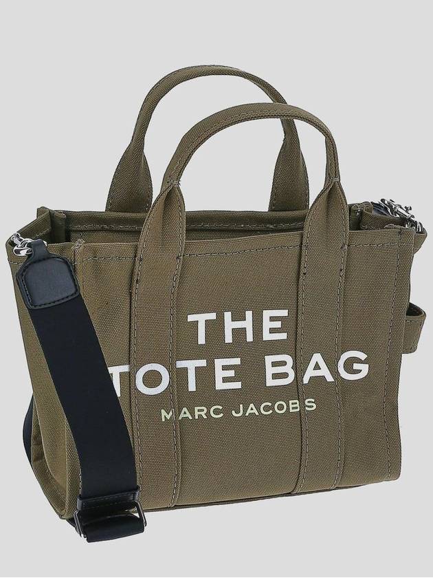 Logo Small Canvas Tote Bag Khaki - MARC JACOBS - BALAAN 3