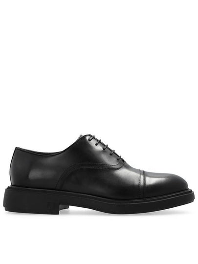 Leather Lace-up Oxford Black - SALVATORE FERRAGAMO - BALAAN 2