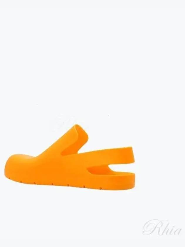 Puddle Clog Rubber Sandals Tangerine - BOTTEGA VENETA - BALAAN 2