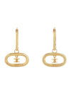 Maillon Triomphe Mobile Earrings Brass Gold - CELINE - BALAAN 1