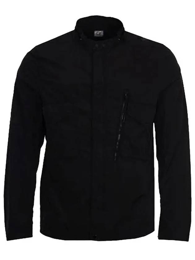 Goggle Hooded Jacket Black - CP COMPANY - BALAAN 2