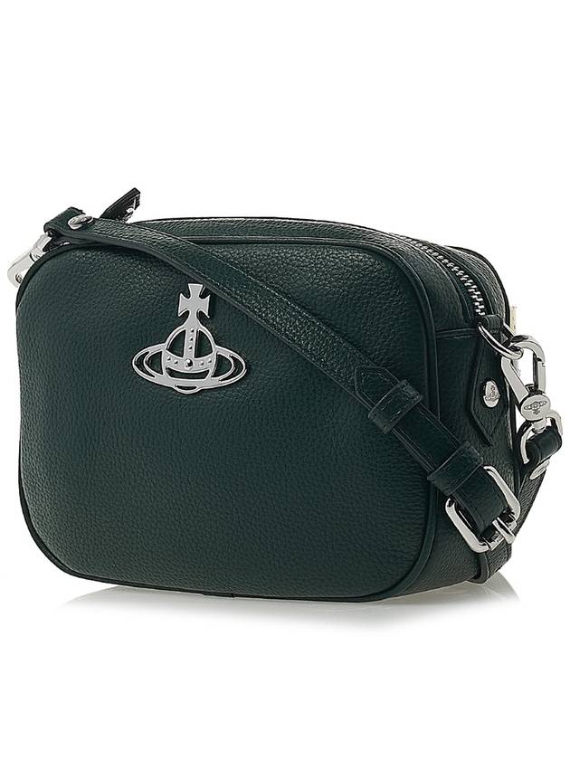 Anna Fake Leather Camera Cross Bag Green - VIVIENNE WESTWOOD - BALAAN 3