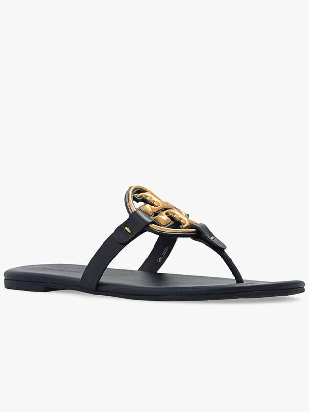 Tory Burch ‘Miller’ Slides, Women's, Navy Blue - TORY BURCH - BALAAN 4