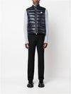 Gui Logo Patch Padded Vest Night Blue - MONCLER - BALAAN 3