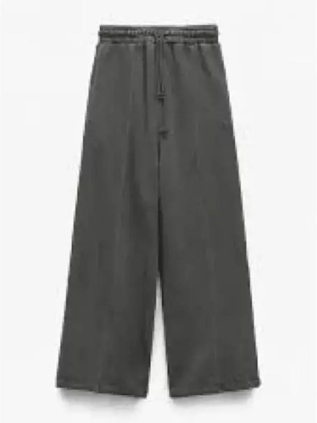 MM6 Margiela printed flare short sweatpants dark gray SH2MU0004M25003855 - MAISON MARGIELA - BALAAN 1