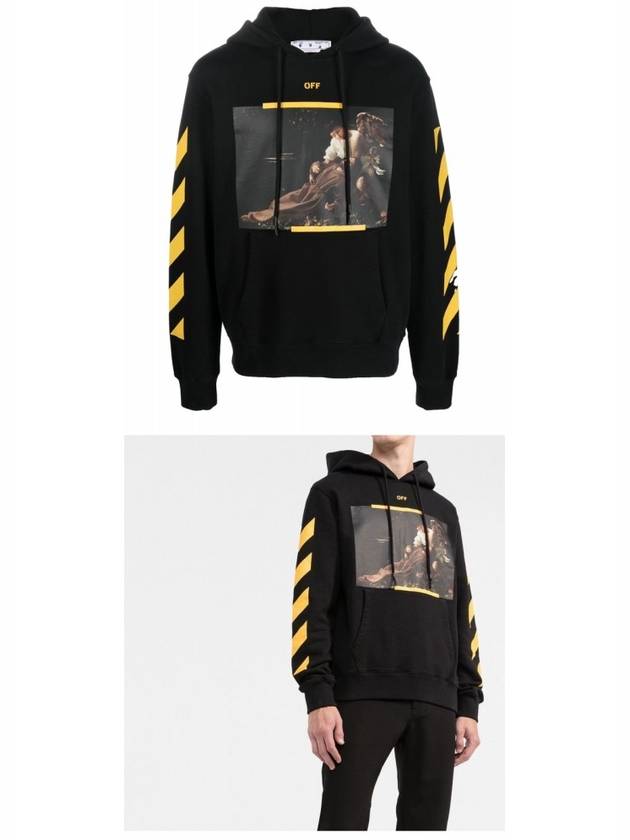 Caravaggio Saint Francis Hoodie Black - OFF WHITE - BALAAN 5