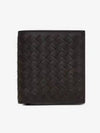 Intrecciato Leather Half Wallet Espresso - BOTTEGA VENETA - BALAAN 2