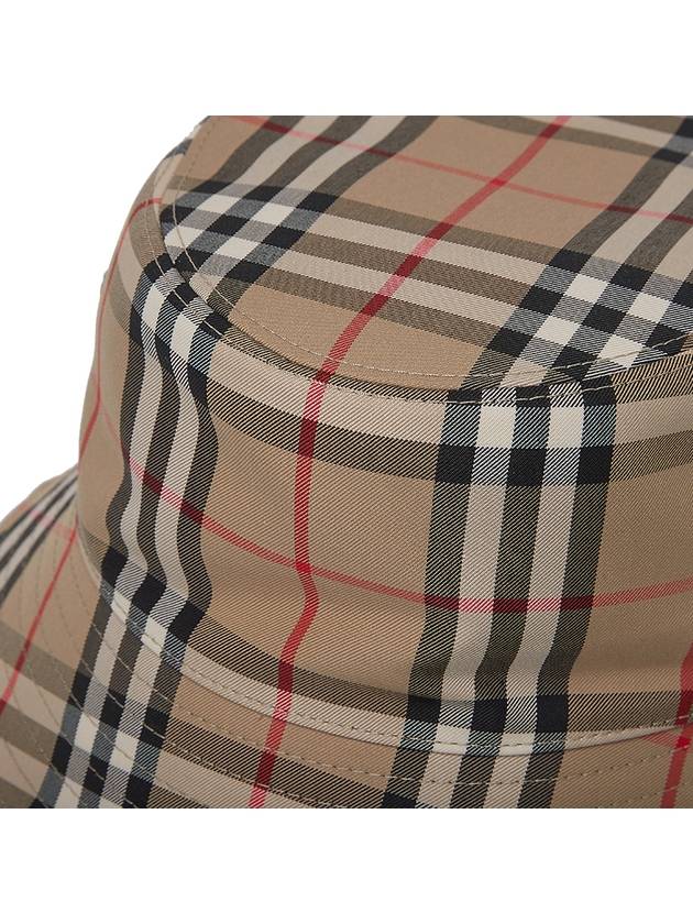 Vintage Check Technical Bucket Hat Beige - BURBERRY - BALAAN 7