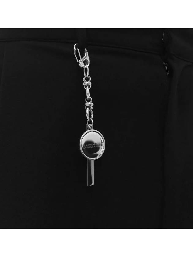 Coin Pendant Chain Key Holder Silver - BASSCLEF - BALAAN 4