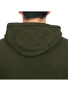 Wappen Patch Cotton Zip Up Hoodie Olive - STONE ISLAND - BALAAN 10