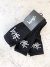 Graffiti Crew Socks 3 Pack Black - STUSSY - BALAAN 4