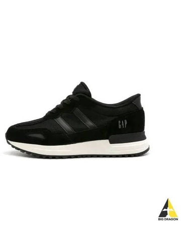 Lee Chan won wearing High Grid Baroin sneakers black - GAP - BALAAN 1