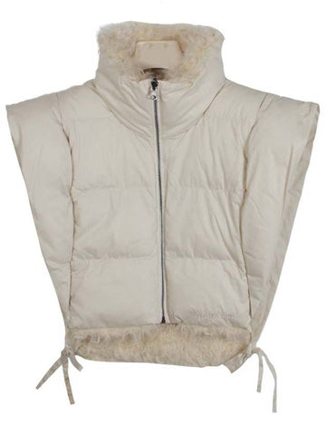 Isabel Marant HOODIALI Reversible Vest GI0010FB B3C02E 90BE BEIGE IMA255be - ISABEL MARANT - BALAAN 1