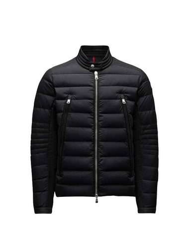 Amiot Down Short Padding Jacket Black - MONCLER - BALAAN 1