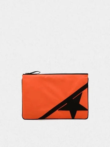 KOREA Men's Journey Large Pouch G36MA912 A6 Orange - GOLDEN GOOSE - BALAAN 1