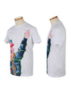 Paint Splatter Short Sleeve T-Shirt White - DSQUARED2 - BALAAN 2