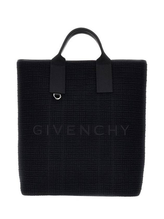 G Essentials Embroidery Logo Tote Bag Black - GIVENCHY - BALAAN 1
